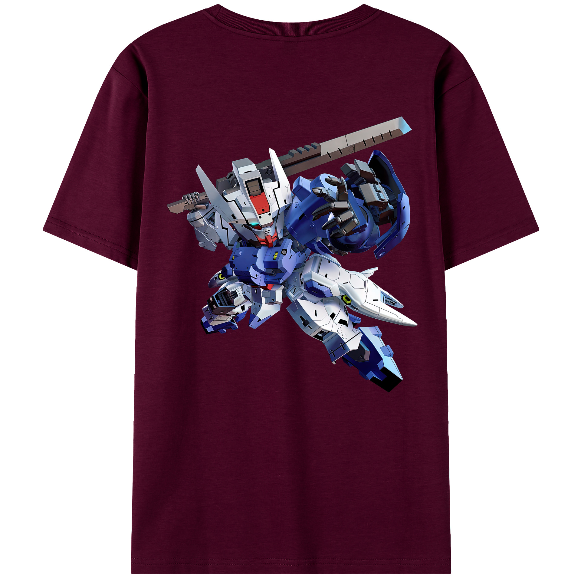（画像用） 機動戦士ガンダム Mobile Suit Gundam レディース半袖Tシャツ(バックプリント)